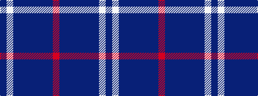idealised woven sample of pattern BWBBBBBBR