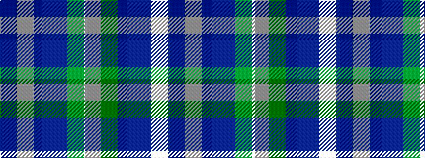idealised woven sample of pattern BWBBGW