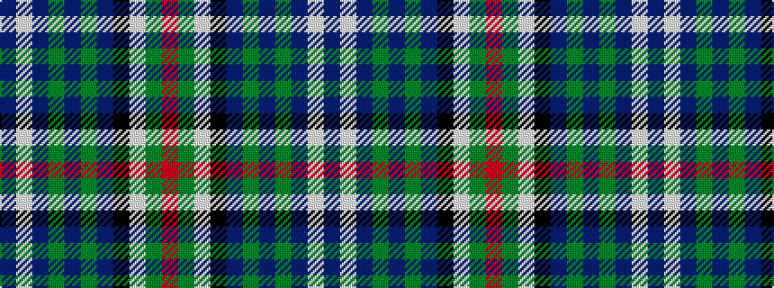 idealised woven sample of pattern BWBGBGBKWGR
