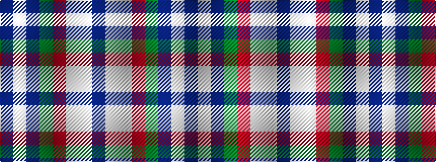 idealised woven sample of pattern BWBGRWWB