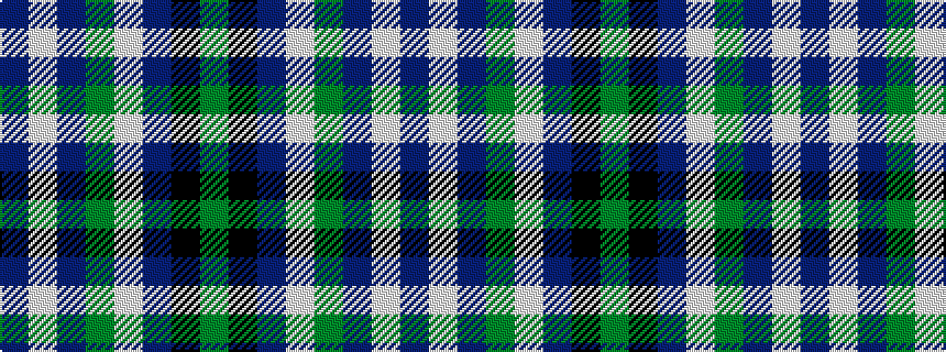 idealised woven sample of pattern BWBGWBKG