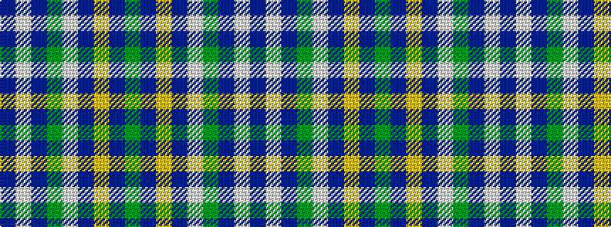 idealised woven sample of pattern BWBGWBYBG