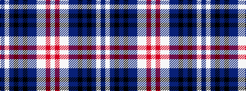 idealised woven sample of pattern BWBKBKBBWWRW