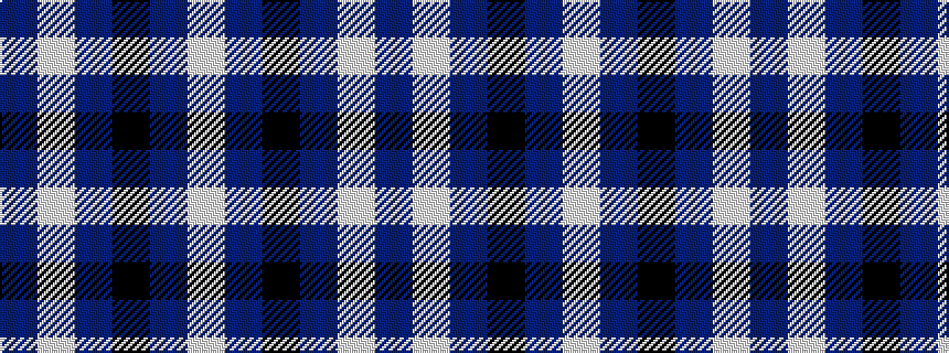 idealised woven sample of pattern BWBKBW