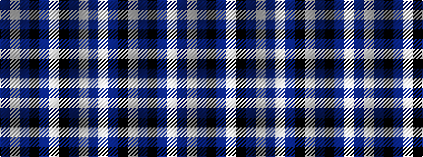idealised woven sample of pattern BWBKBWKBWB