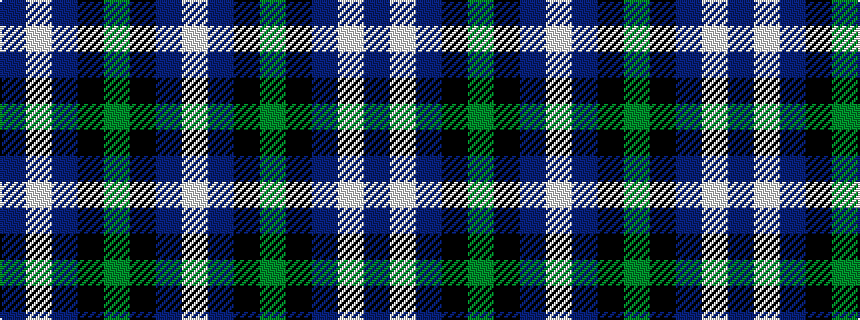 idealised woven sample of pattern BWBKGKBW