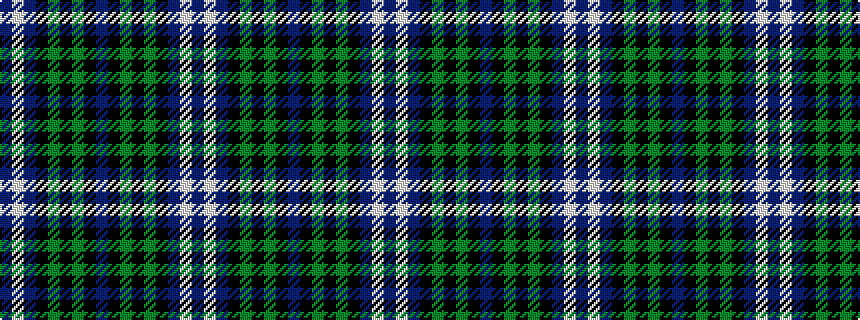 idealised woven sample of pattern BWBKGKGKBKGKGKBWB