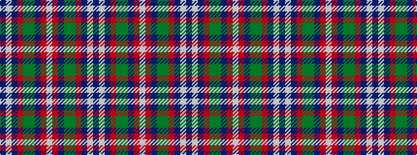 idealised woven sample of pattern BWBRGGBRWRBGGRBWB