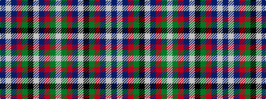 idealised woven sample of pattern BWBRGKWBRGW