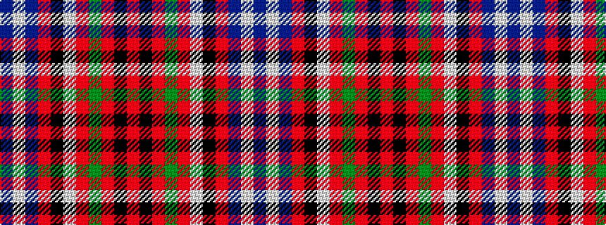 idealised woven sample of pattern BWBRKWRGRKR