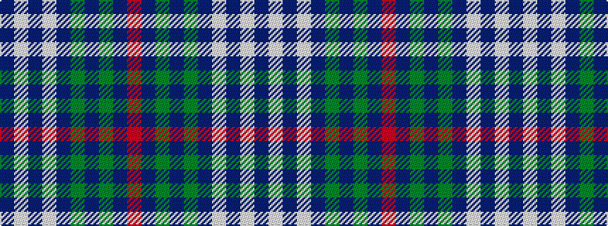 idealised woven sample of pattern BWBWBGBGBR