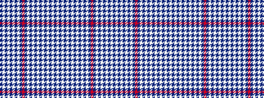 idealised woven sample of pattern BWBWBWBWBRBWBWBWBWBWBWBW