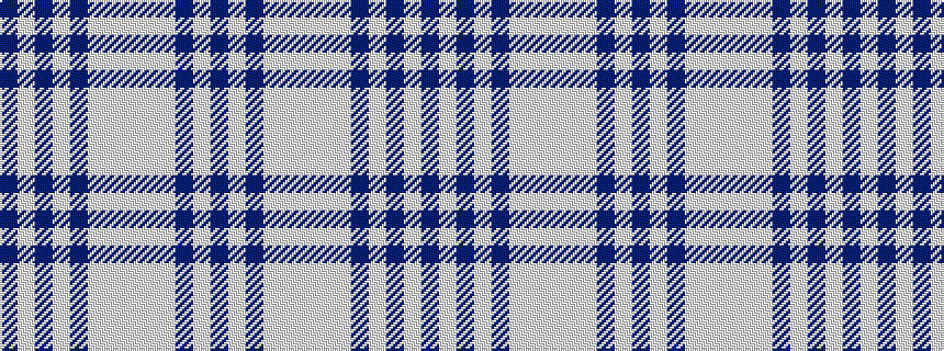 idealised woven sample of pattern BWBWBWWWWWBWB