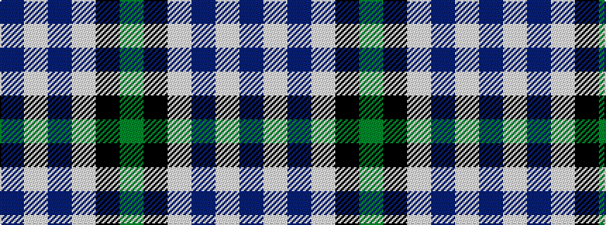 idealised woven sample of pattern BWBWKG