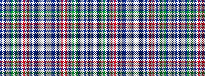 idealised woven sample of pattern BWBWWBGWGWBWRWRWBWBBWWWB