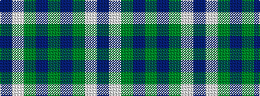 idealised woven sample of pattern BWGBG