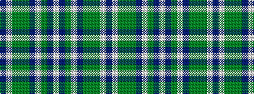 idealised woven sample of pattern BWGGGBWGBW