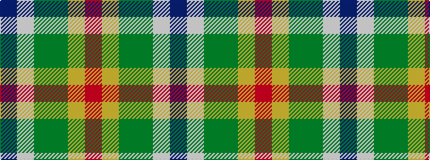 idealised woven sample of pattern BWGGYR