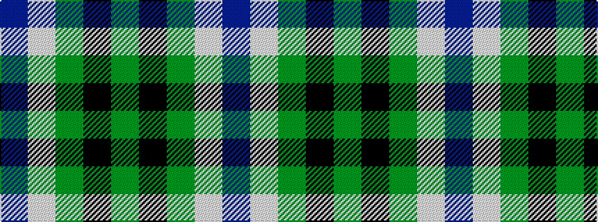 idealised woven sample of pattern BWGKG
