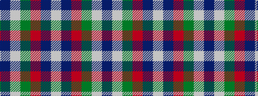 idealised woven sample of pattern BWGRBW