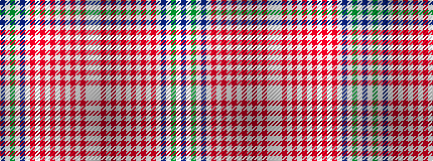 idealised woven sample of pattern BWGWBWRWRWRWRWRWRWW