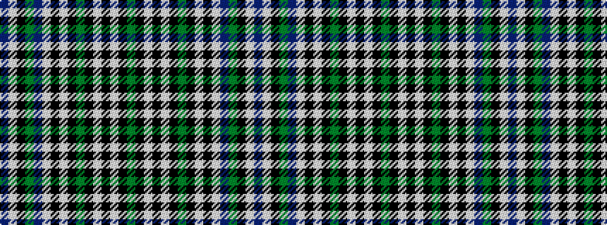 idealised woven sample of pattern BWKGBWKWKGKWKWKG