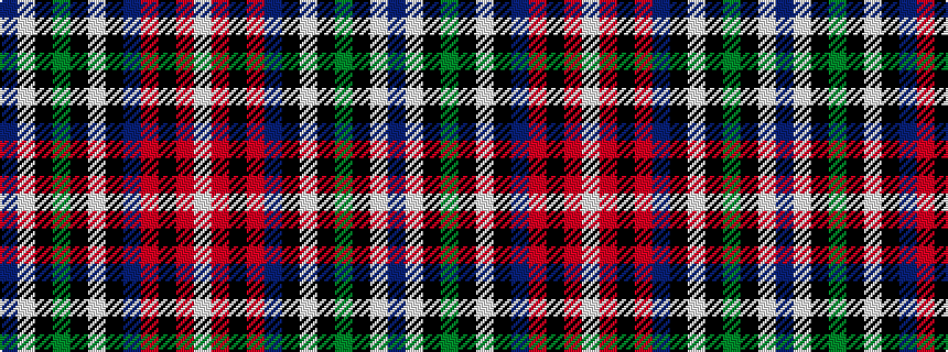 idealised woven sample of pattern BWKGKWKBRKRW