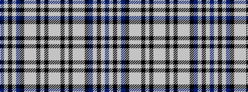 idealised woven sample of pattern BWKWBKWWWKWKWW