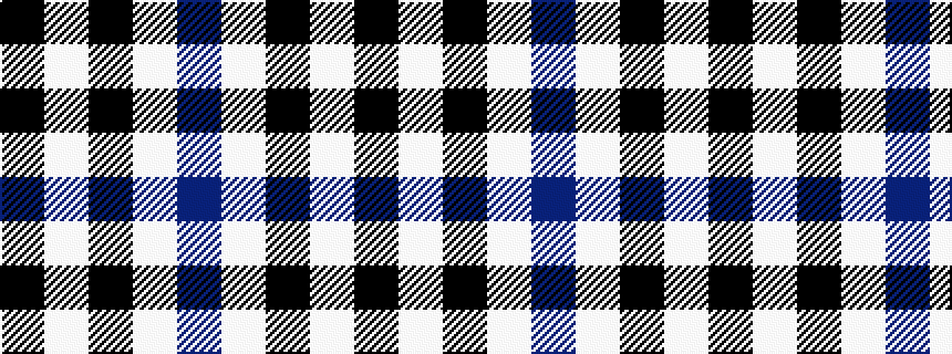 idealised woven sample of pattern BWKWK