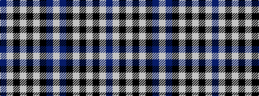 idealised woven sample of pattern BWKWKWKBW
