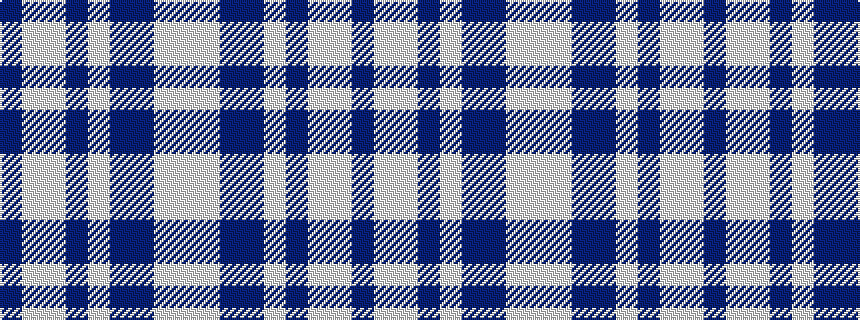 idealised woven sample of pattern BWWBWBBWW