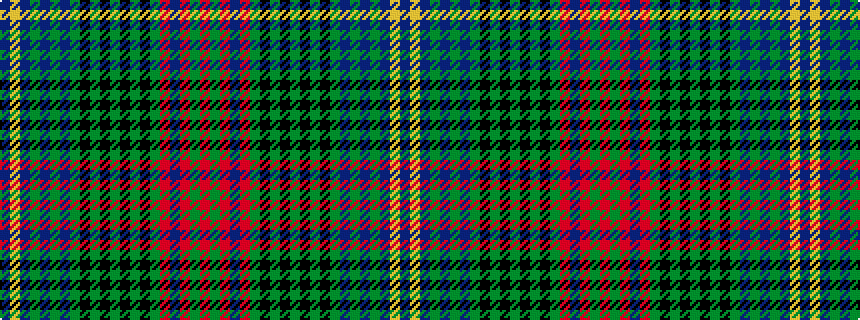 idealised woven sample of pattern BYBGBGBGKGKGKGKGRBRGR