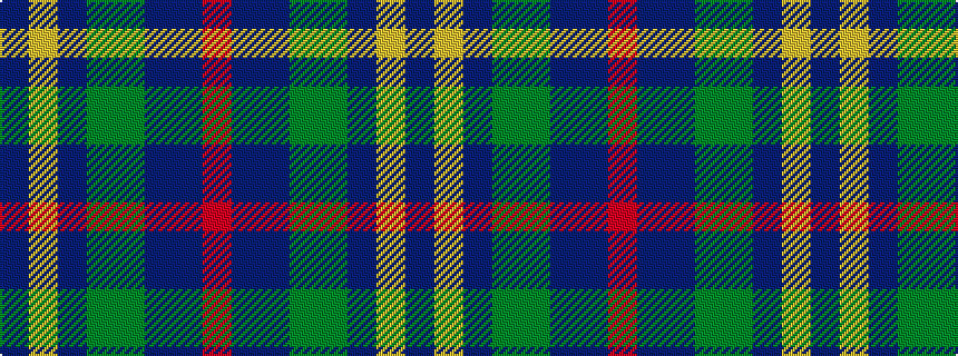 idealised woven sample of pattern BYBGGBBR