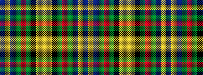idealised woven sample of pattern BYBGRGKYY