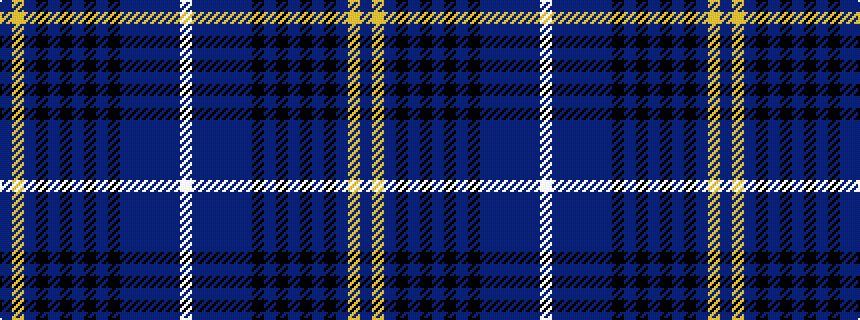 idealised woven sample of pattern BYBKBKBKBKBBBBBW