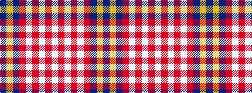 idealised woven sample of pattern BYBRWRWRW