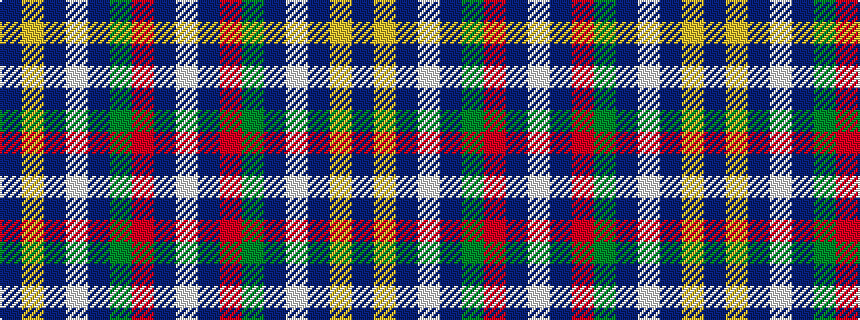 idealised woven sample of pattern BYBWBGRBW