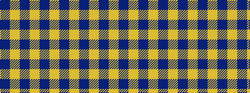 idealised woven sample of pattern BYBYBY