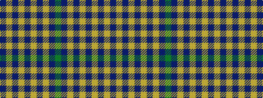 idealised woven sample of pattern BYBYBYBYBG