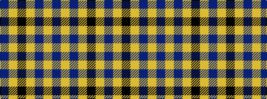 idealised woven sample of pattern BYBYKYB
