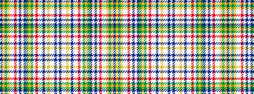 idealised woven sample of pattern BYGYWWRWBWBGYGWRWWBWYWWBW
