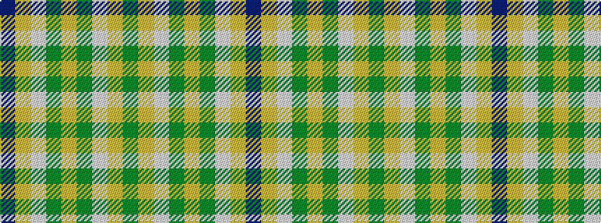idealised woven sample of pattern BYWGYGWYG