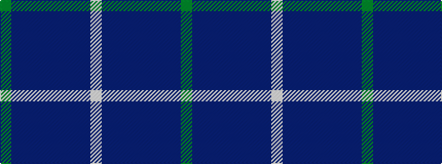 idealised woven sample of pattern GBBBBBBBW