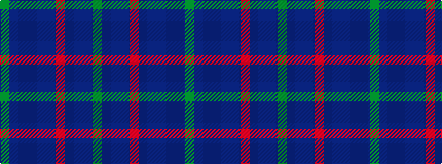 idealised woven sample of pattern GBBBBBRBBBG