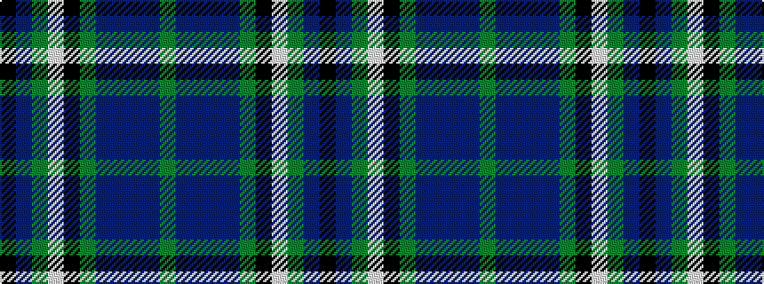 idealised woven sample of pattern GBBBBGKWGBK