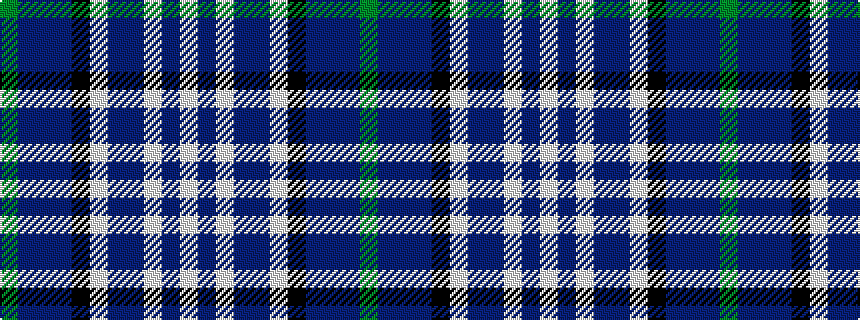 idealised woven sample of pattern GBBBKWBBWBW
