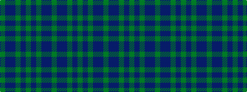 idealised woven sample of pattern GBBGBGBGBBG