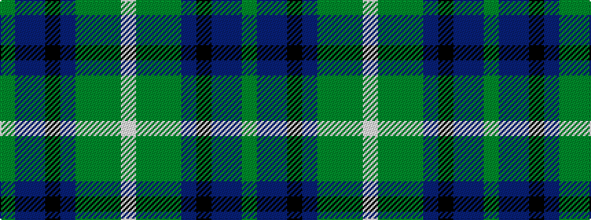 idealised woven sample of pattern GBBKBGGGW