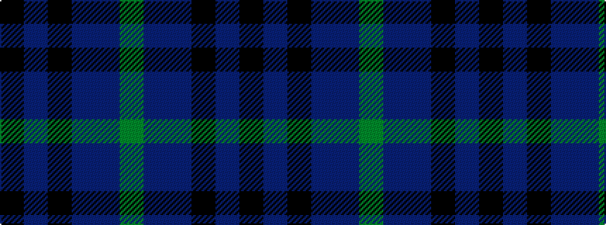 idealised woven sample of pattern GBBKBK