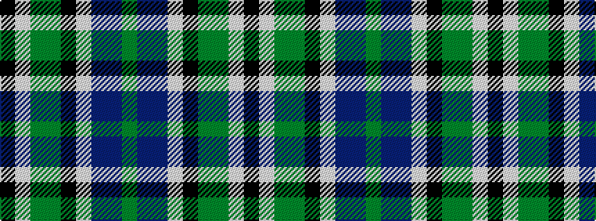idealised woven sample of pattern GBBWKGGWK
